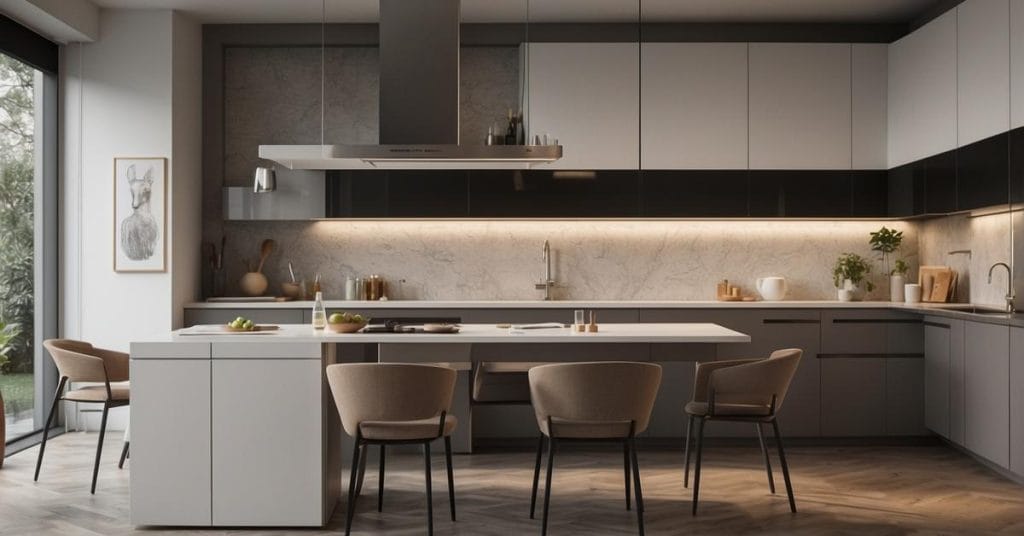 Revamp Your Kitchen's Look & Use With Cabinet Refacing Ideas in 2024 8 refaced cabinets in a modern kitchen