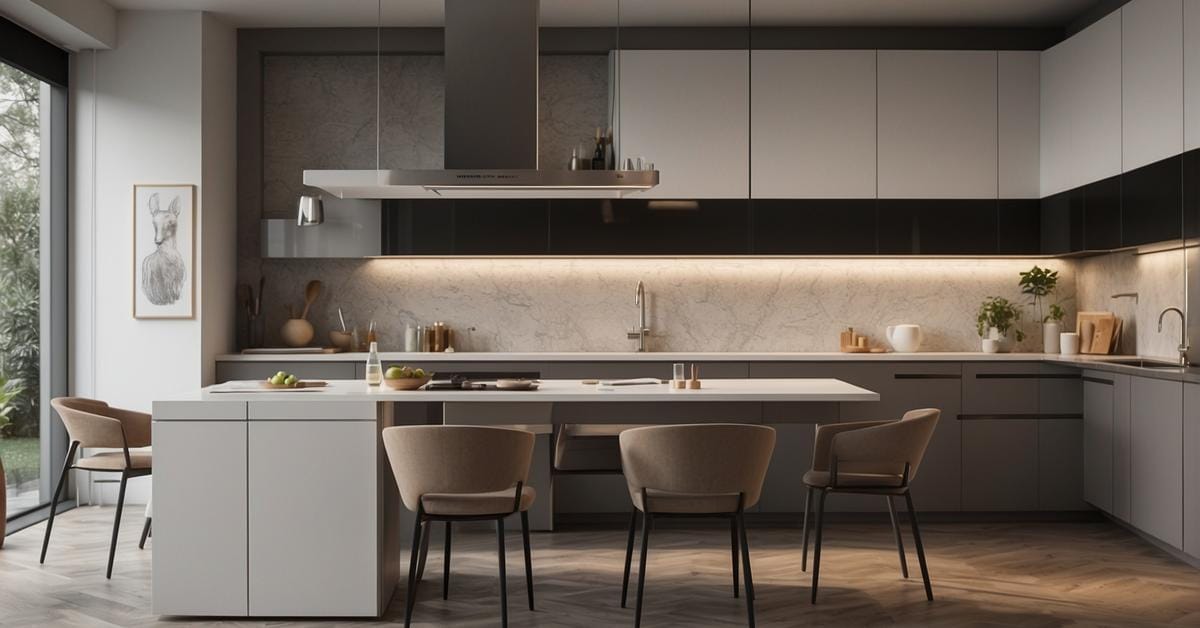 Kitchen Design Trends 2024: Discover What's Next 2 refaced cabinets in a modern kitchen